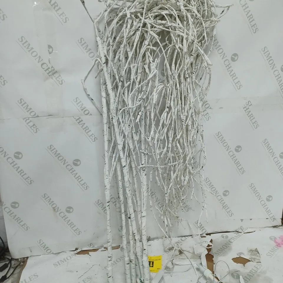 SANTA'S BEST 7FT PRE-LIT INDOOR/OUTDOOR WILLOW TREE