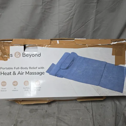 BLISS AND BEYOND PORTABLE FULL-BODY RELIEF WITH HEAT & AIR MASSAGE 