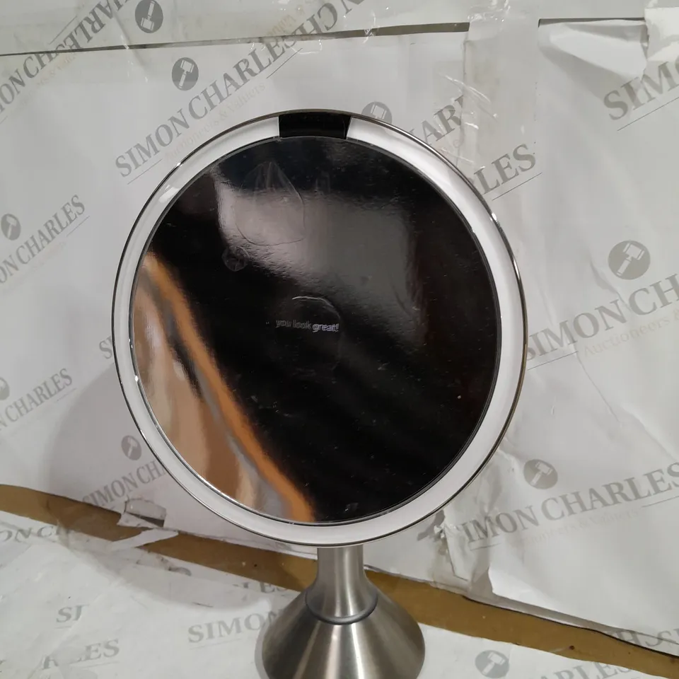 SIMPLEHUMAN 20CM SENSOR MIRROR WITH TOUCH-CONTROL BRIGHTNESS 10X MAG 