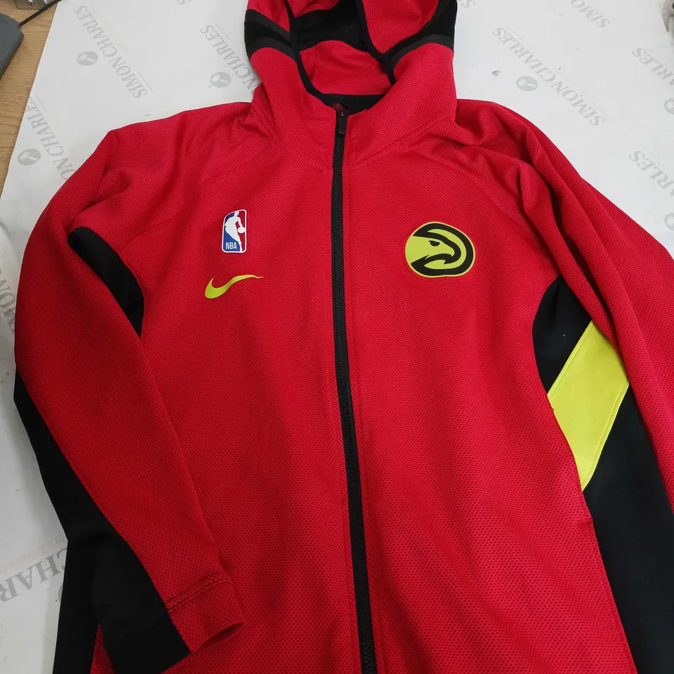 NIKE NBA DRI FIT RED JACKET - LARGE