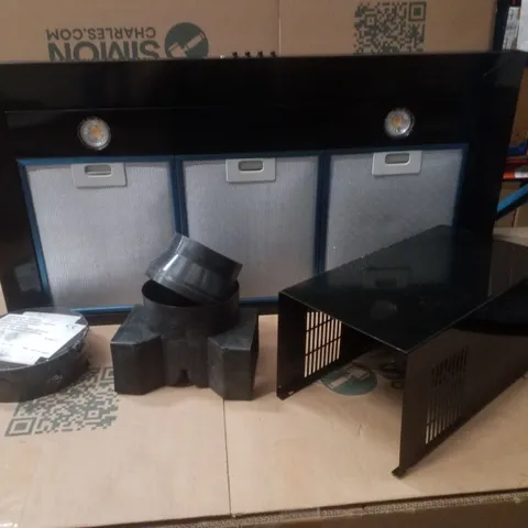 BOXED LEISURE H901PK CHIMNEY COOKER HOOD - BLACK