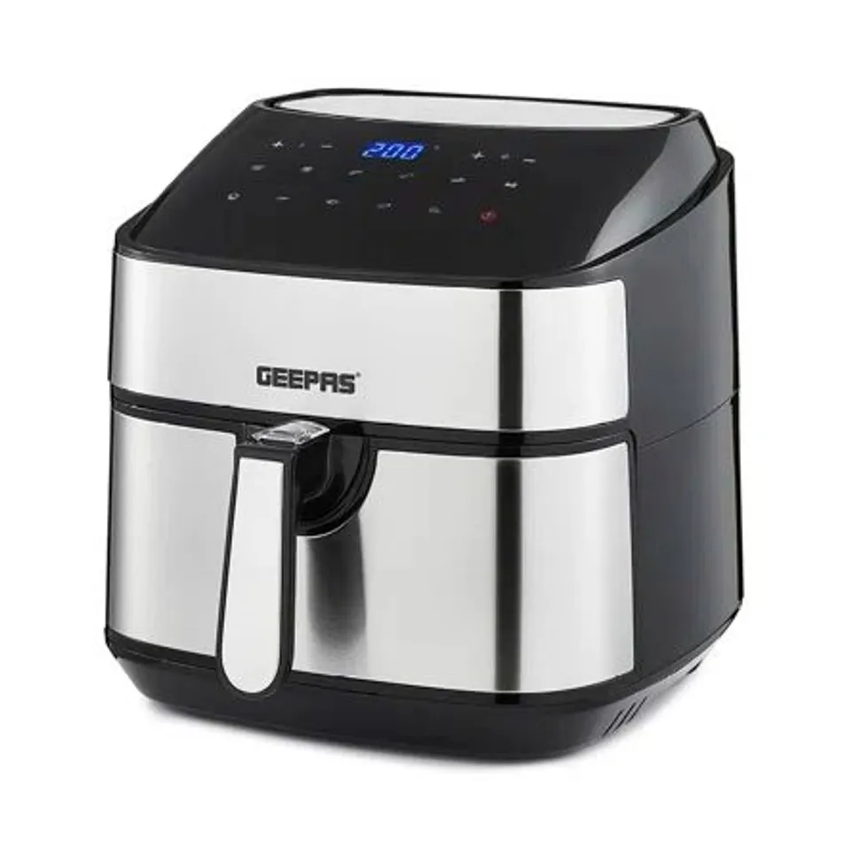 BOXED 7L LARGE AIR FRYER, FAMILY SIZE HOT AIR FRYER 1800W DIGITAL TOUCHSCREEN (1 BOX)