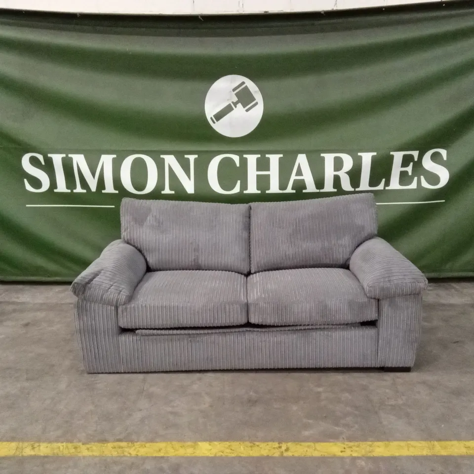 AMALFI STANDARD BACK FABRIC SOFA BED - CHARCOAL RRP £699