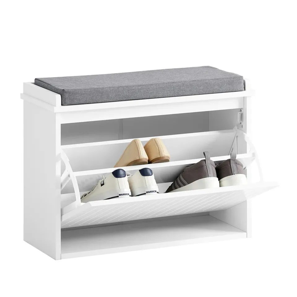 BOXED 6 PAIR FLIP DOWN SHOE STORAGE 
