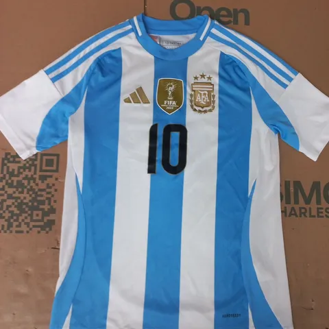 ADIDAS KID'S ARGENTINA HOME JERSEY SIZE 13-14 YEARS