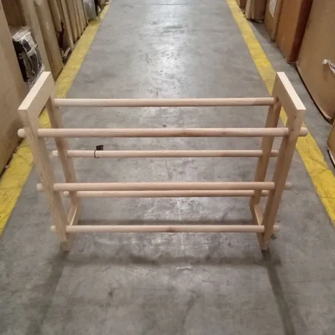 DESIGNER WOOD SHOE RACK