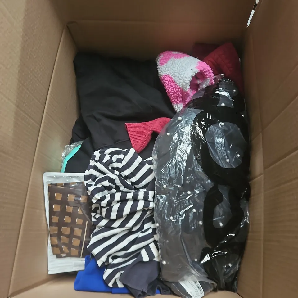 APPROXIMATELY 20 ASSORTED CLOTHING AND FASHION PRODUCTS IN VARIOUS STYLES AND SIZES - COLLECTION ONLY