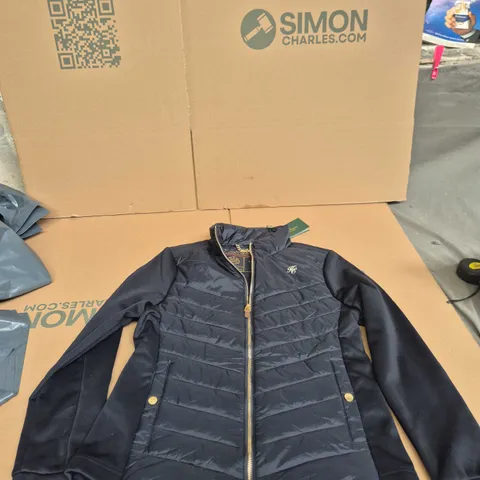 HOLLAND COOPER NAVY QUILTED PUFFER JACKET β UK L