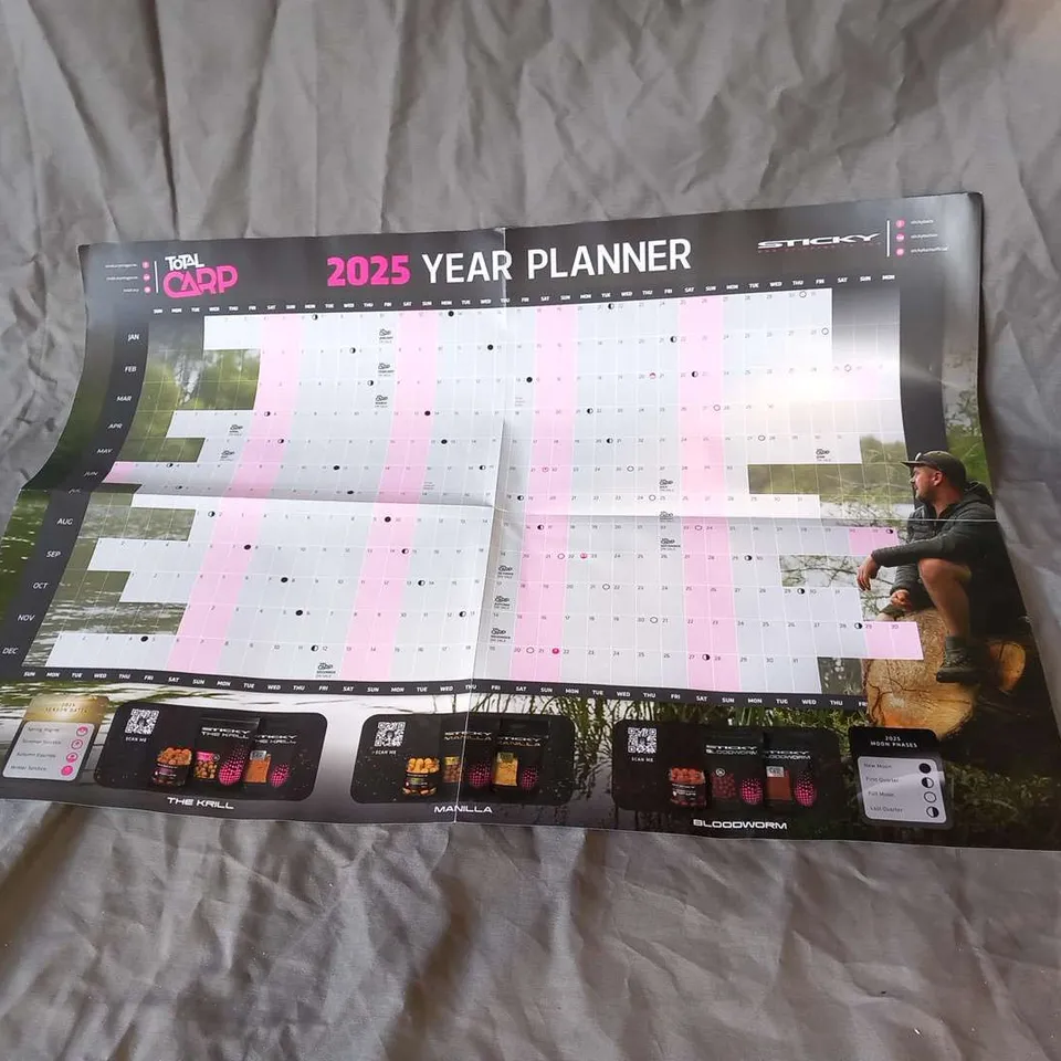 LARGE QUANTITY OF TOTAL CARP 2025 YEAR PLANNERS