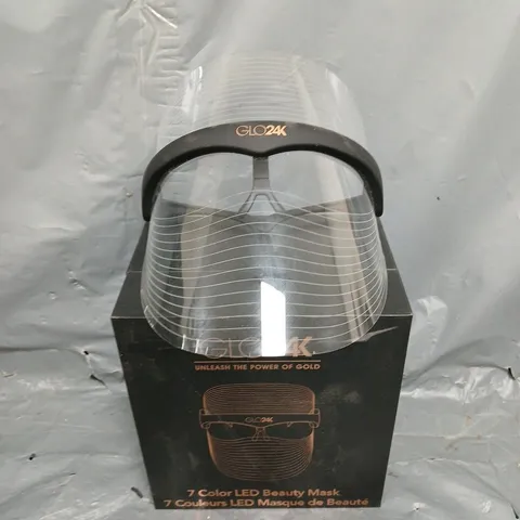 GLO24K 7 COLOUR LED BEAUTY MASK