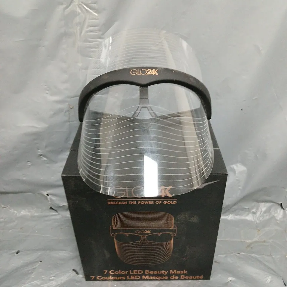 GLO24K 7 COLOUR LED BEAUTY MASK