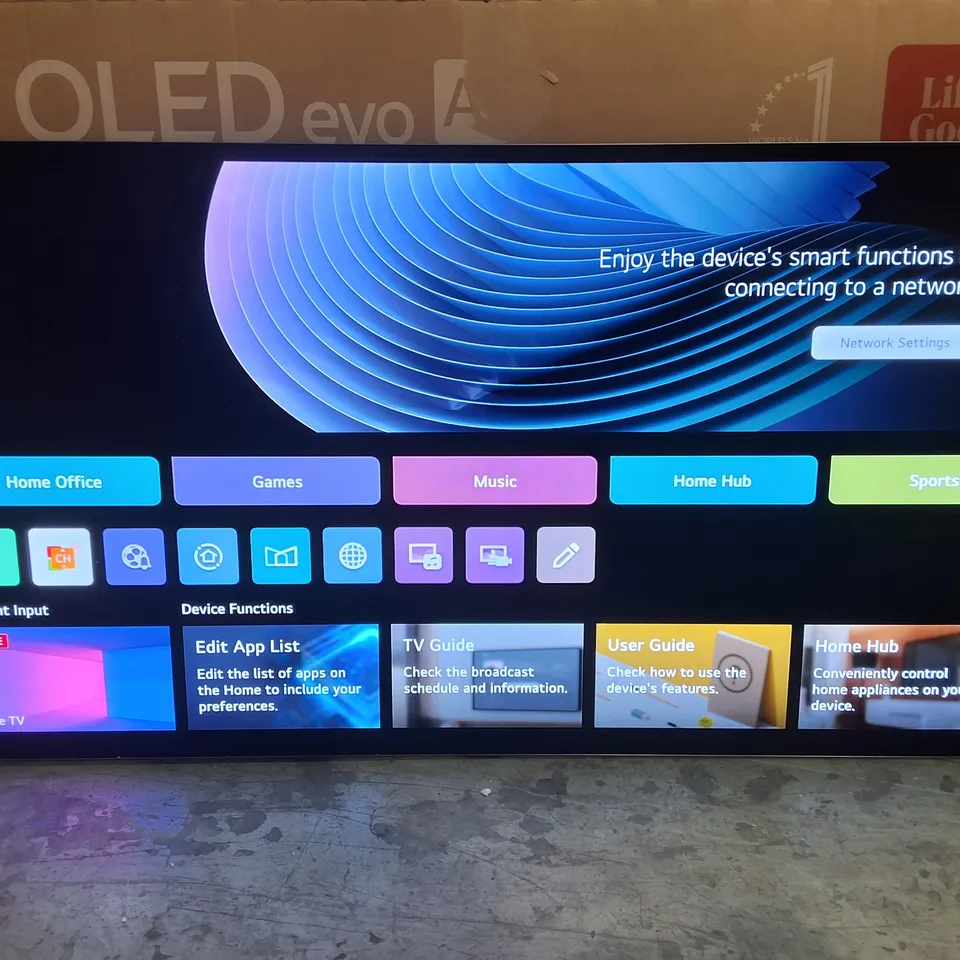 BOXED LG 65" OLED EVO 4K TV - OLED65G54LW