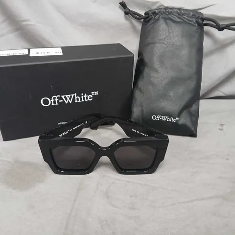 OFF-WHITE CATALINA SUNGLASSES – BLACK/DARK GREY – ONE SIZE