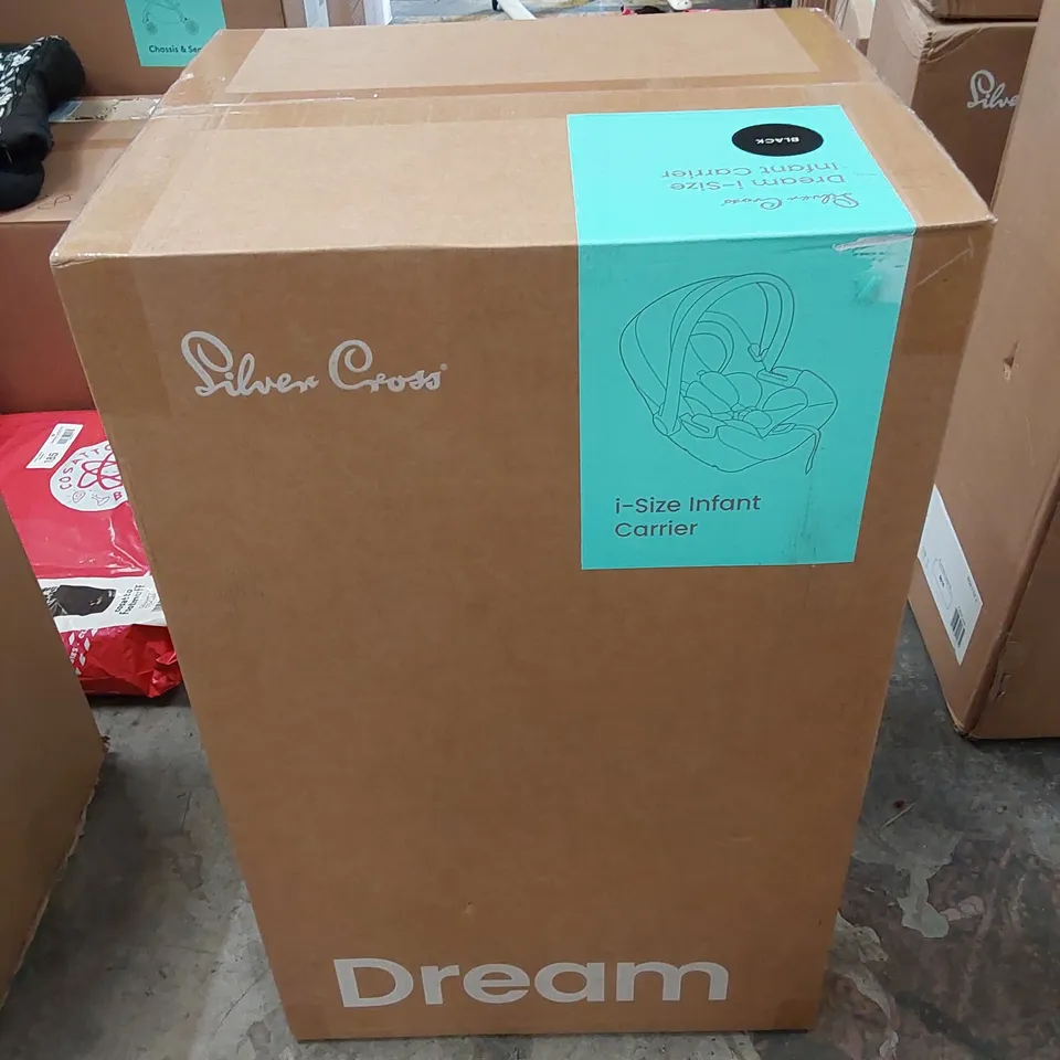 BOXED SILVER CROSS DREAM I-SIZE INFANT CARRIER - BLACK 