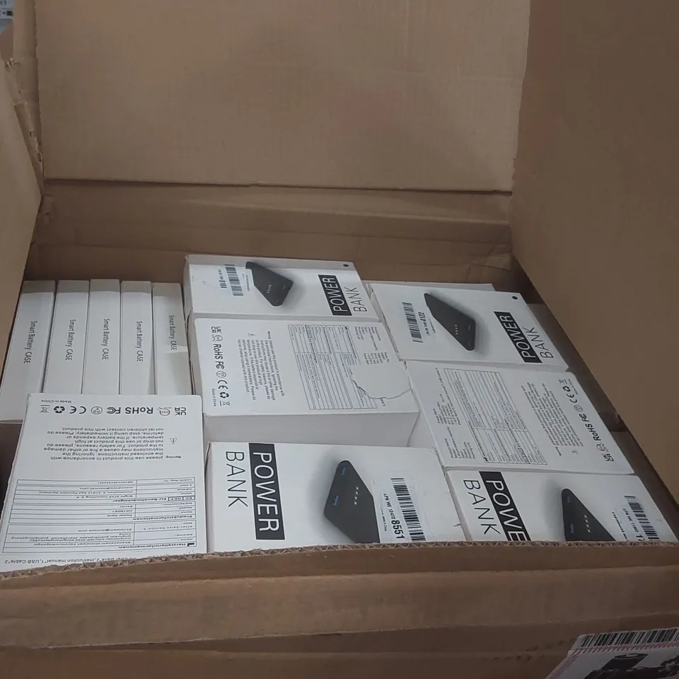 PALLET CONTAINING A LARGE QUANTITY OF ASSORTED ELECTRICAL ITEMS INCLUDING: POWER BANKS, SOLAR MOTION SENSOR LIGHTS ECT