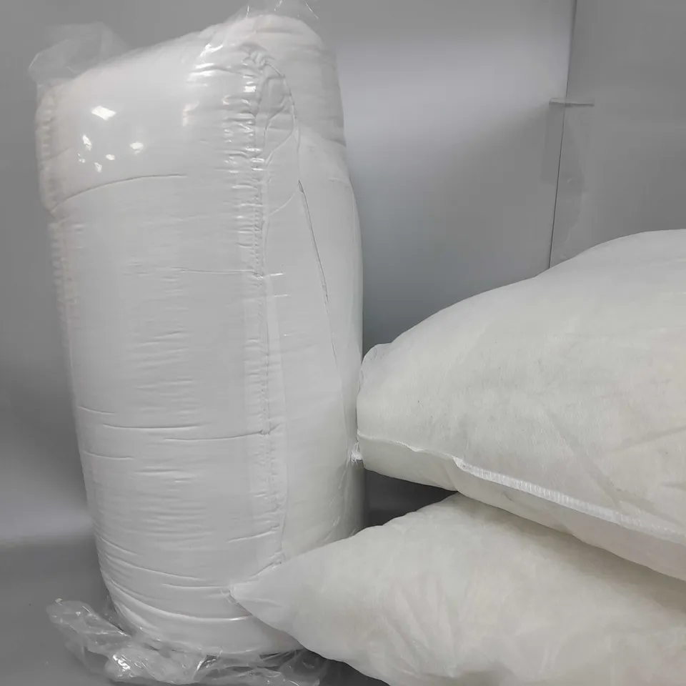 BOX OF ASSORTED BEDDING ITEMS TO INCLUDE DUVET & PILLOWS