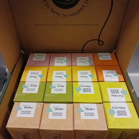 HABITUAL DIETARY MEALS SELECTION TO CONTAIN PORRIDGE, SOUPS & SHAKES