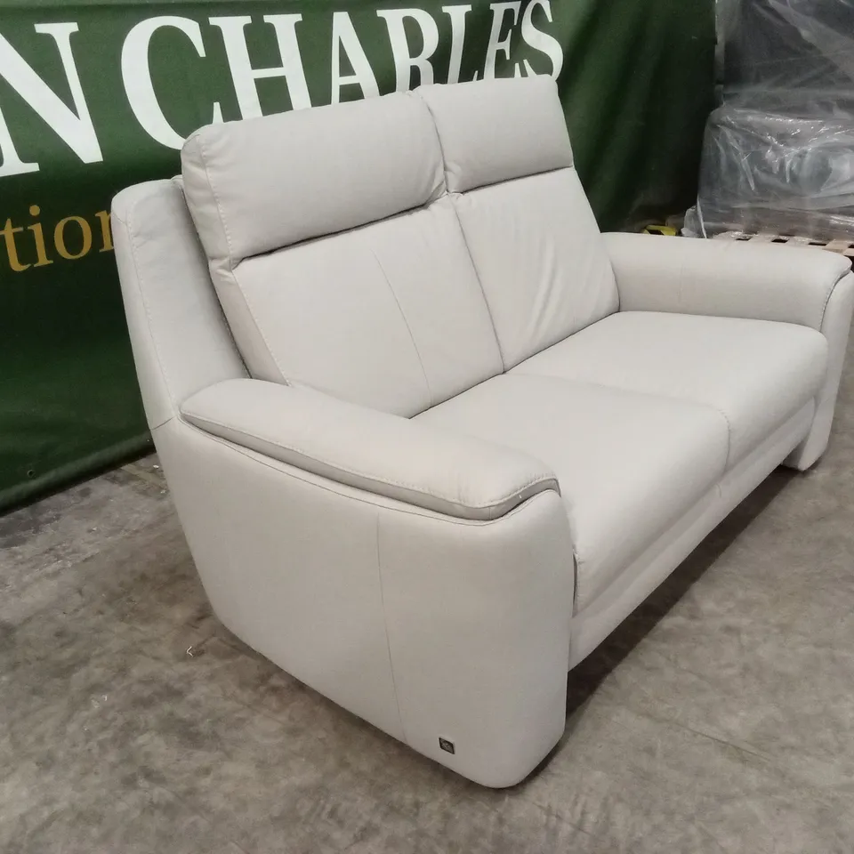 QUALITY DESIGNER ITALIAN MADE GIORGIA 2 SEATER LEATHER SOFA