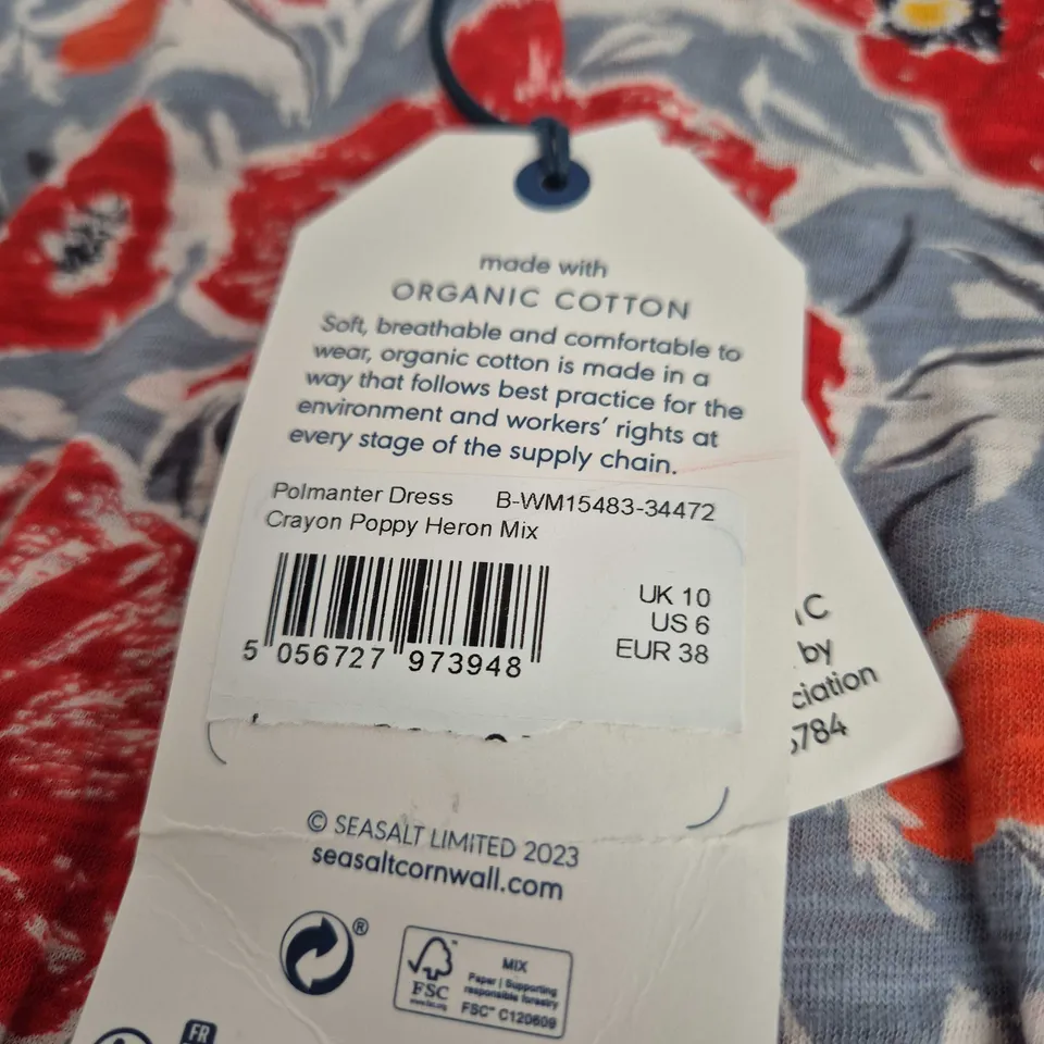 SEASALT CORNWALL POLMANTER DRESS – UK 10