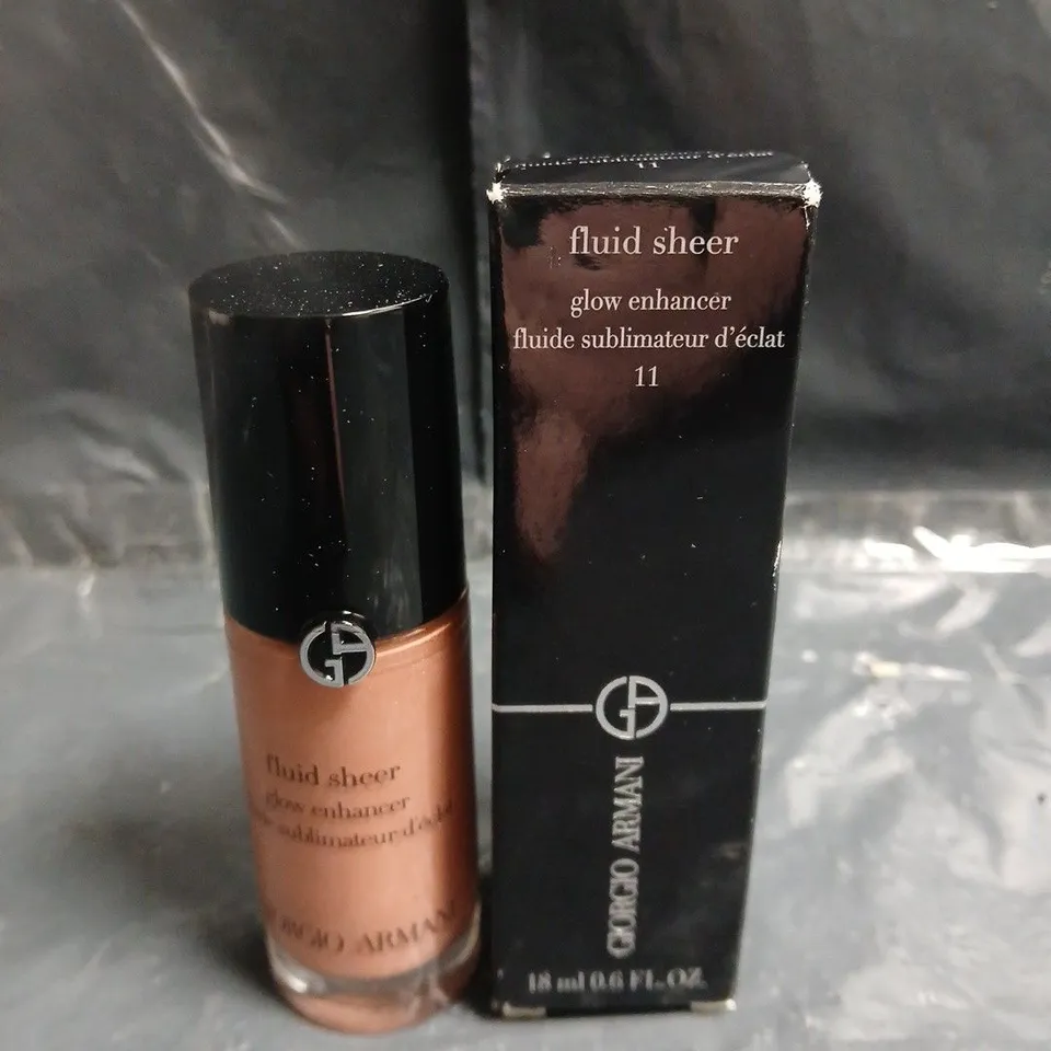 GIORGIO ARMANI FLUID SHEER GLOW ENHANCER – SHADE 11
