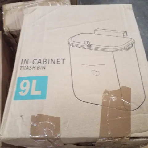 BOXED IN-CABINET TRASH BIN 9L