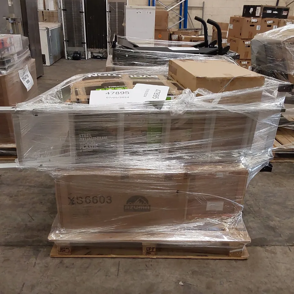 PALLET OF APPROXIMATELY 6 UNPROCESSED RAW RETURN HOUSEHOLD AND ELECTRICAL GOODS TO INCLUDE;