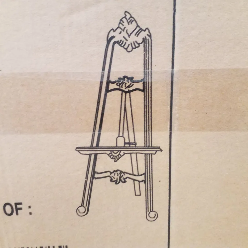 BOXED FRENCH STYLE SILVER EASEL