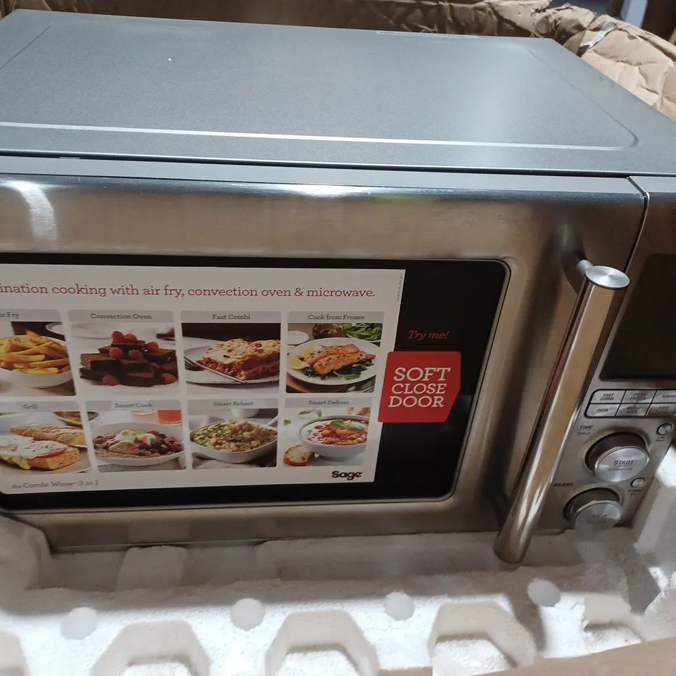 BOXED SAGE 3-IN-1 COMBINATION MICROWAVE OVEN