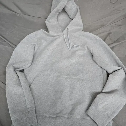 FREQUENCY LOGO HOODIE – GREY, SIZE S