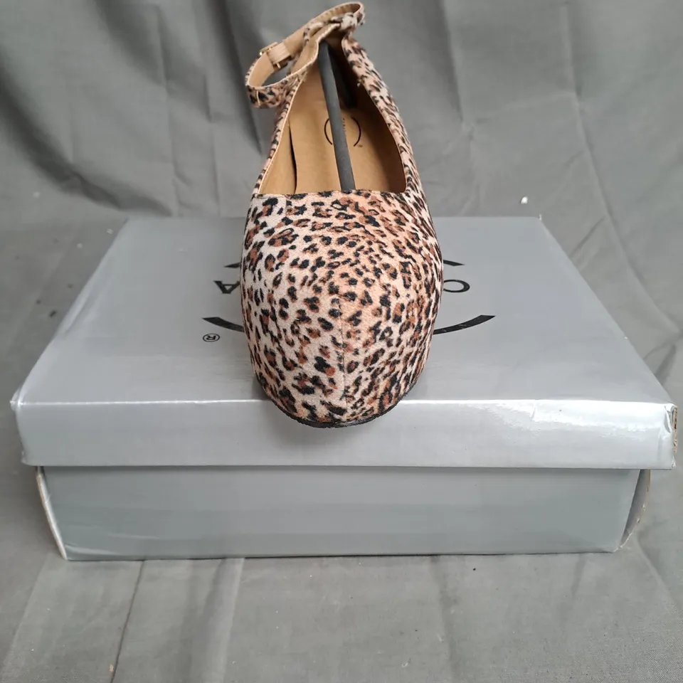 BOXED LOT OF 8 PAIRS OF LADIES CASANDRA PLATFORM SHOES