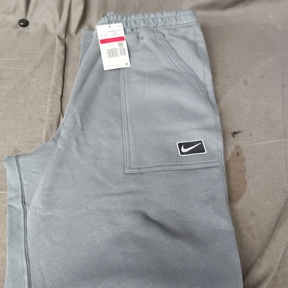 NIKE WIDE LEG JOGGERS – GREY - SIZE L