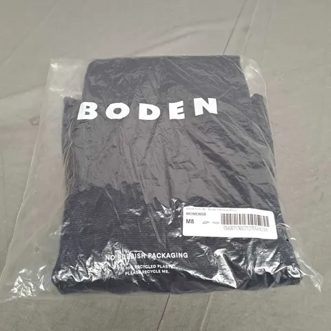 BODEN BRONTE OTTOMAN DRESS IN NAVY - 4R