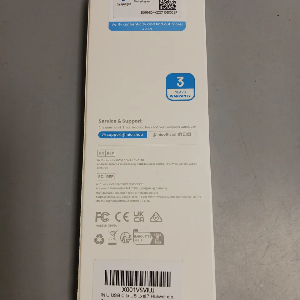 SEALED INIU FAST CHARGE USB-C CABLE 