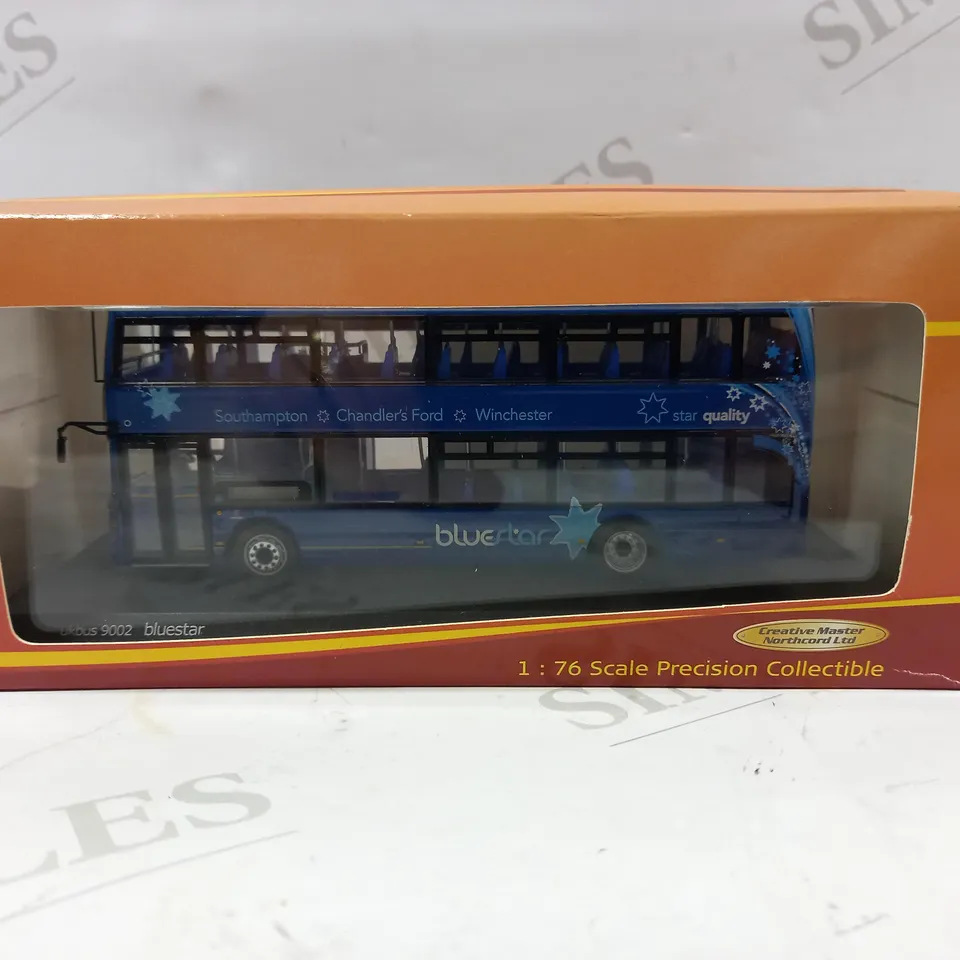 BOXED CREATIVE MASTER NORTHCORD LTD UK BUS 9002 SCANIA OMNI CITY BLUESTAR