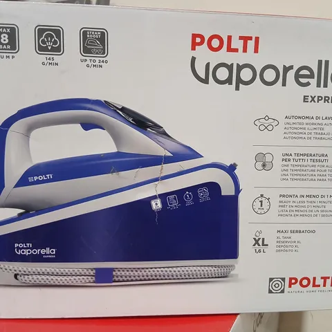 POLTI VAPORELLA EXPRESS STEAM IRON – BOXED