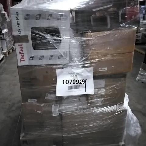 PALLET OF APPROXIMATELY 24 UNPROCESSED RAW RETURN HOUSEHOLD AND ELECTRICAL GOODS TO INCLUDE; TEFAL, VAX, SHARK, KENWOOD