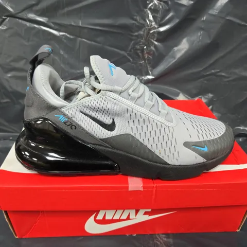 BOXED PAIR OF NIKE AIR 27C TRAINERS IN GREY - UK 10