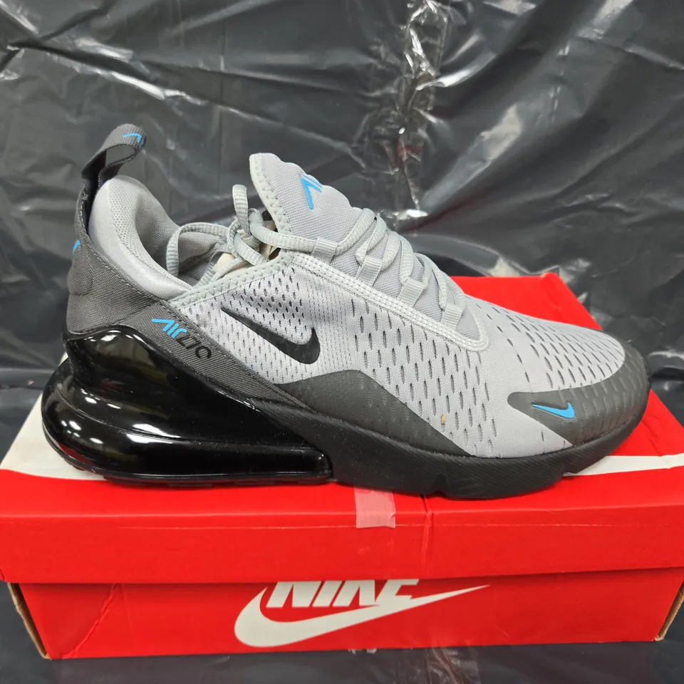 BOXED PAIR OF NIKE AIR 27C TRAINERS IN GREY - UK 10