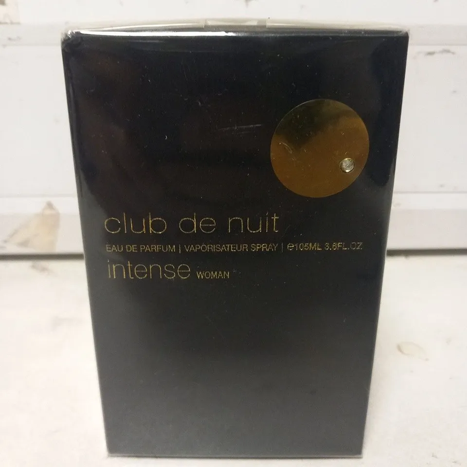 BOXED AND SEALED CLUB DE NUIT EAU DE PARFUM INTENSE WOMAN 105ML