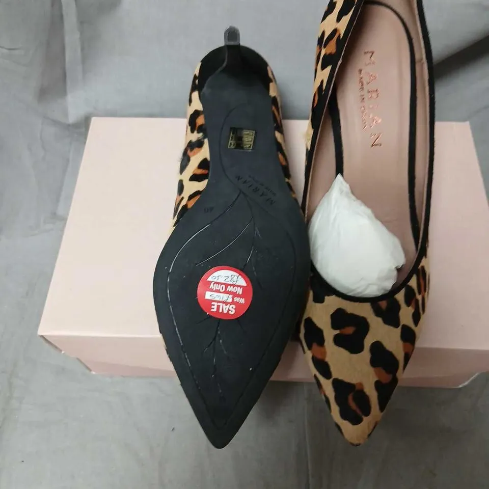 MARIAN LEOPARD PRINT HIGH-HEELED PUMPS – UK 6.5 (EU 40)