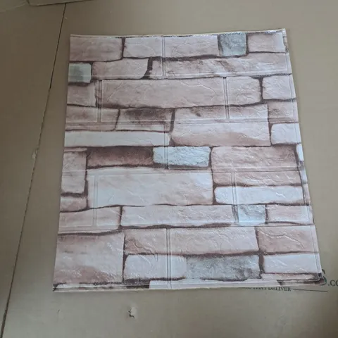 LARGE QUANTITY OF BRICK EFFECT STICK ON WALL TILES