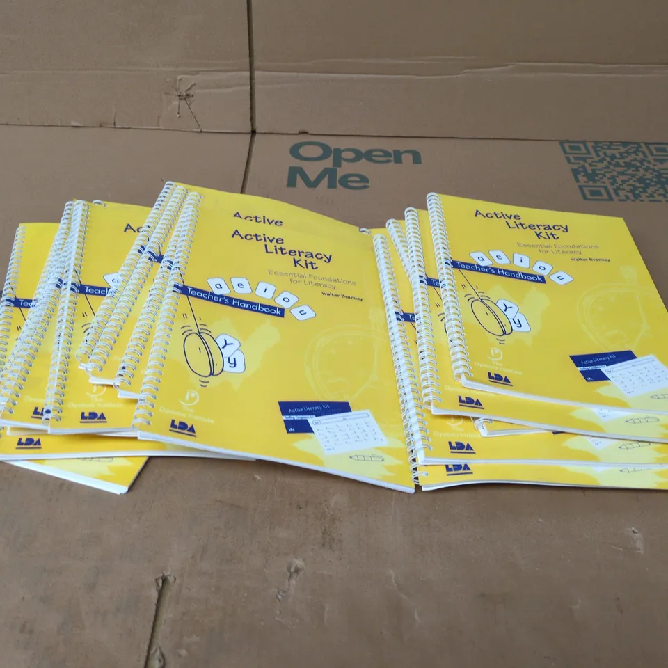 APPROXIMATELY 20 BRAND NEW ACTIVE LITERACY KIT (TEACHERS HANDBOOKS)