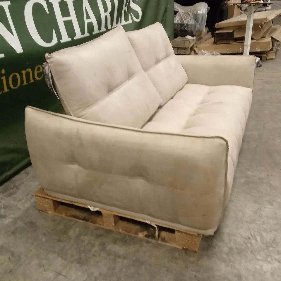 QUALITY DESIGNER SUEDE SOFA BED