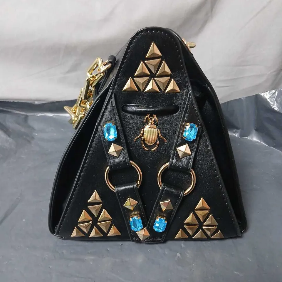 KOI PRINCESS OF EGYPT PYRAMID BAG – BLACK