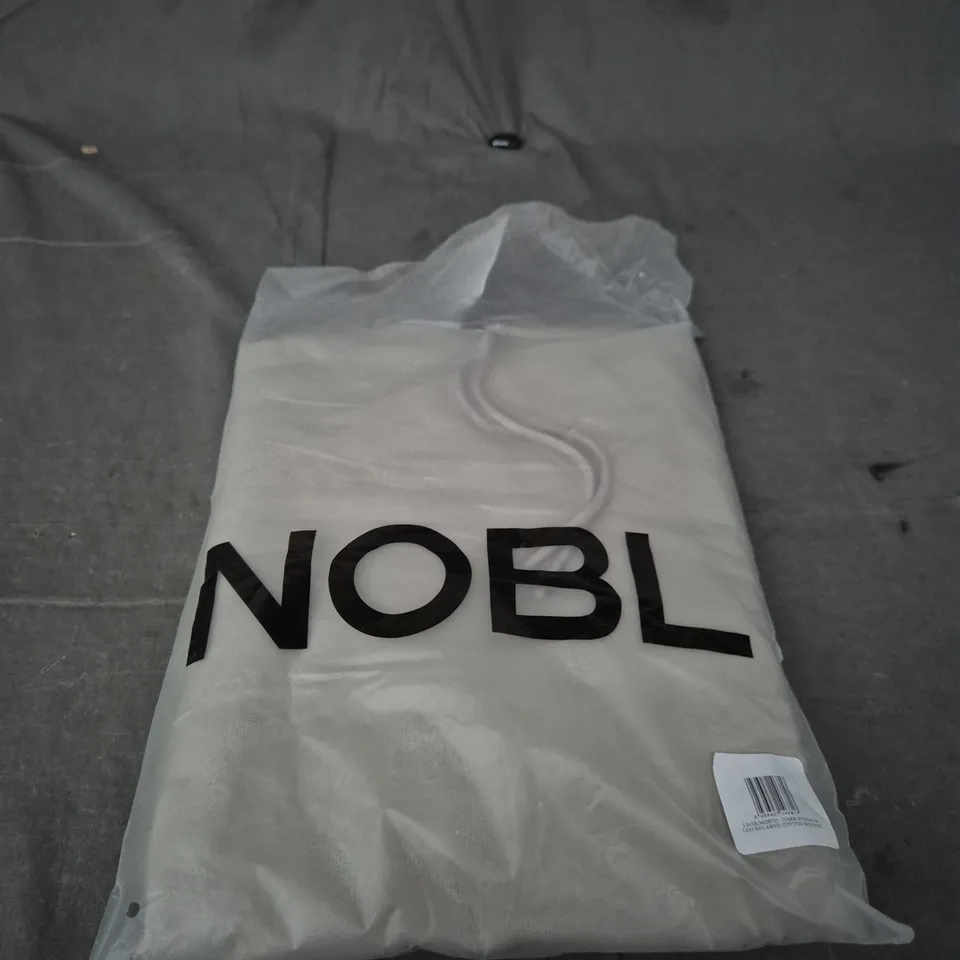 NOBL HOODIE – DARK STONE – RELAXED COTTON – SIZE M