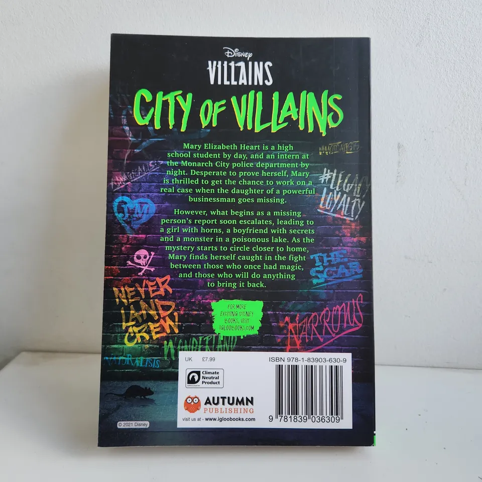 25 COPIES OF DISNEY'S CITY OF VILLAINS