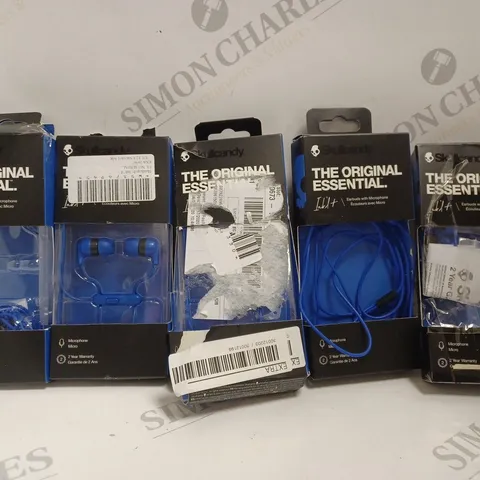 5 X BOXED SKULLCANDY INK'D+ EARPHONES