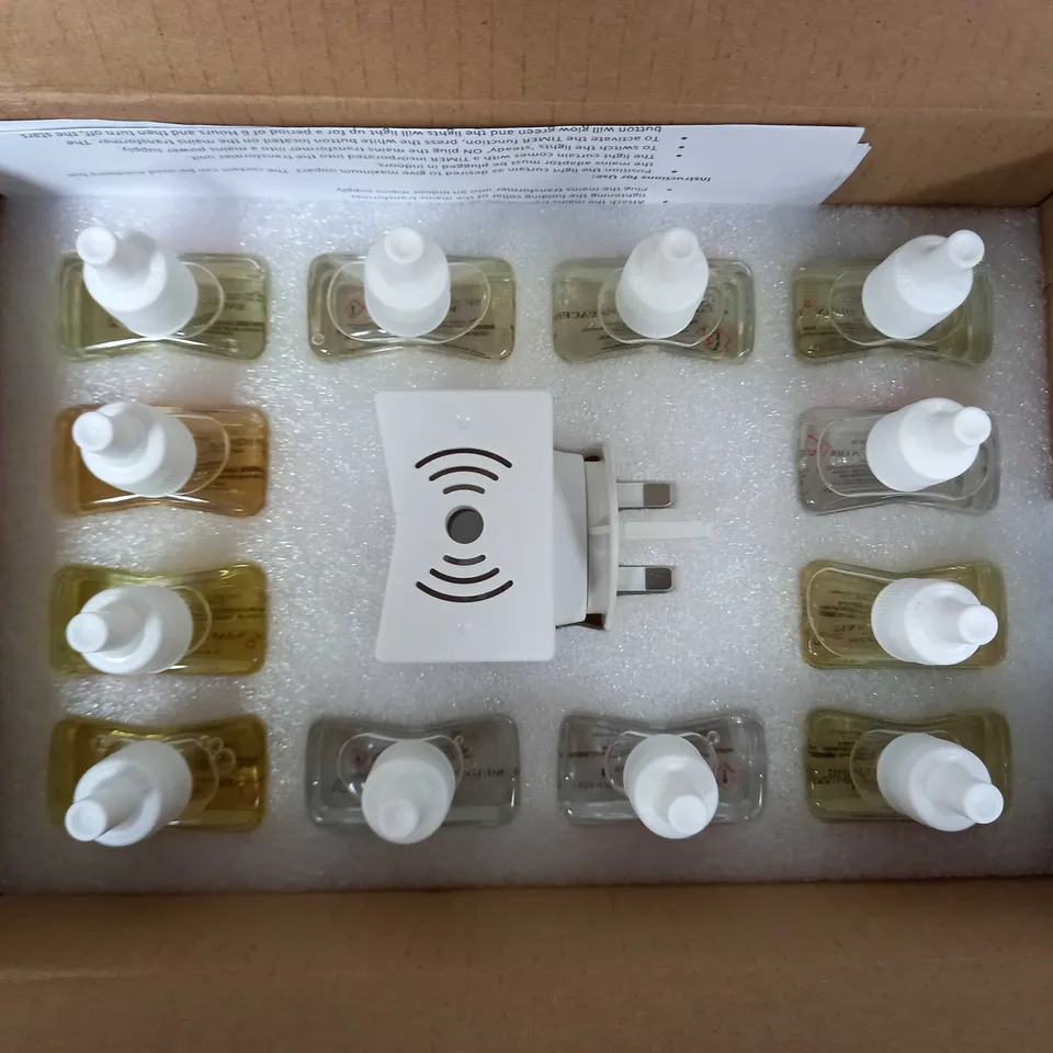 HOMEWORX BOX OF PLUG-IN DIFFUSER SCENTS - 4 SEASONS - 12 SCENTS IN TOTAL (SEE PROD. DESCRIPTION FOR MORE INFO.)