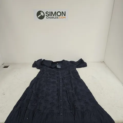 JOULES JULIANA NAVY DRESS UK 12 TAGGED