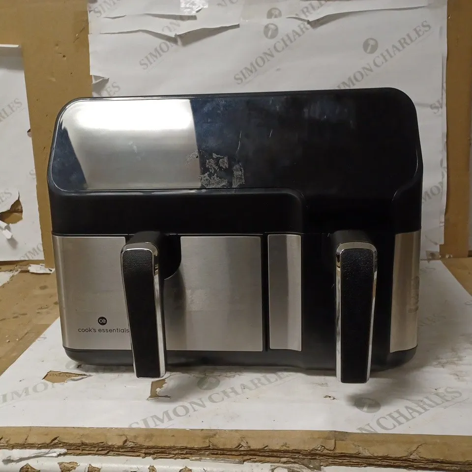 COOKS ESSENTIALS DUAL AIR FRYER